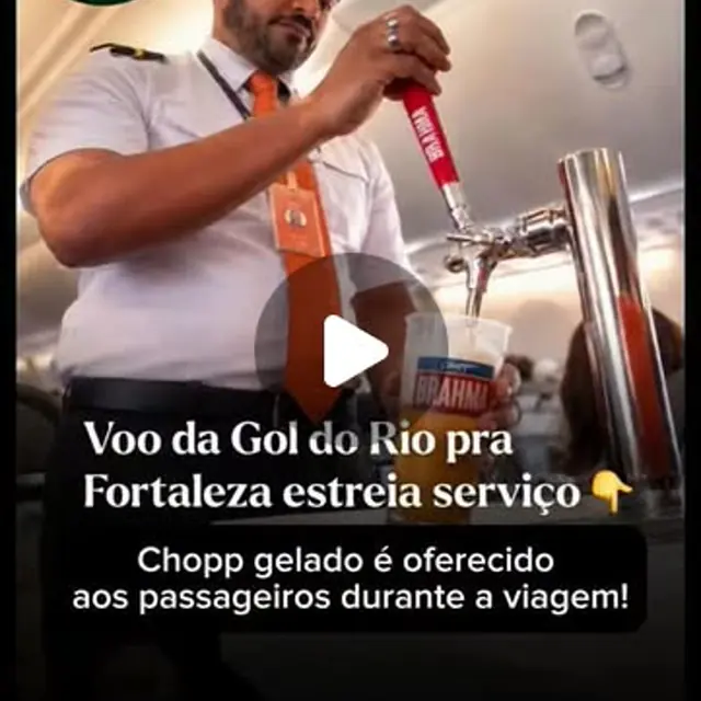 Post do Instagram de @Instagram sobre o Chopp no Ar
