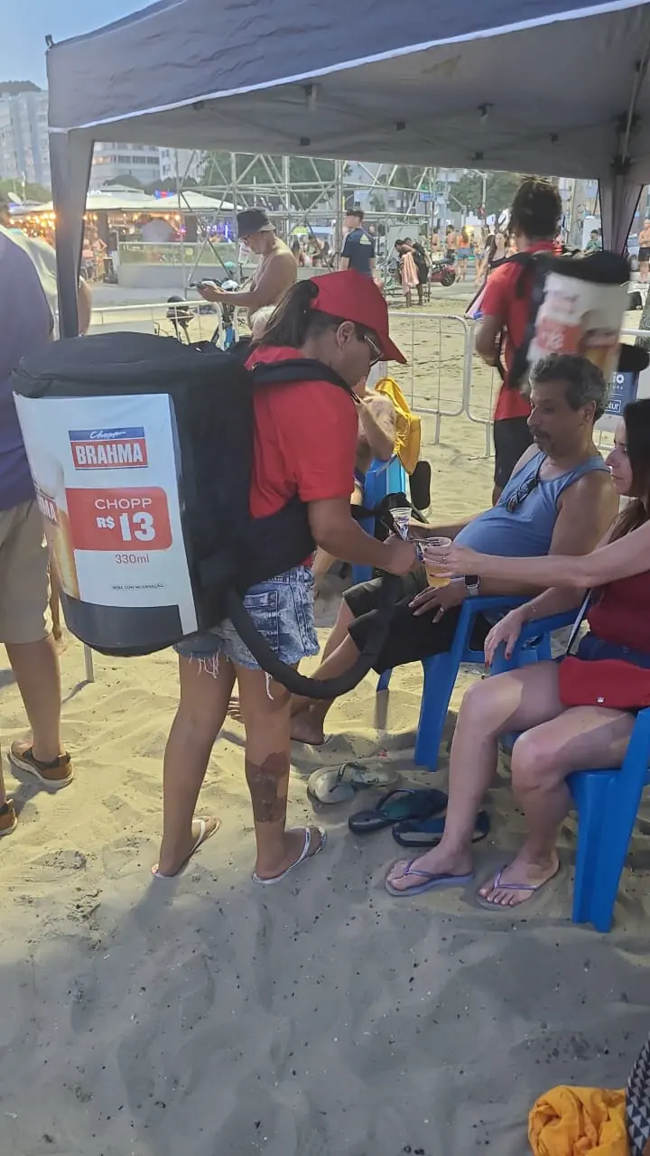 Ativação de verão do Chopp na Mochila