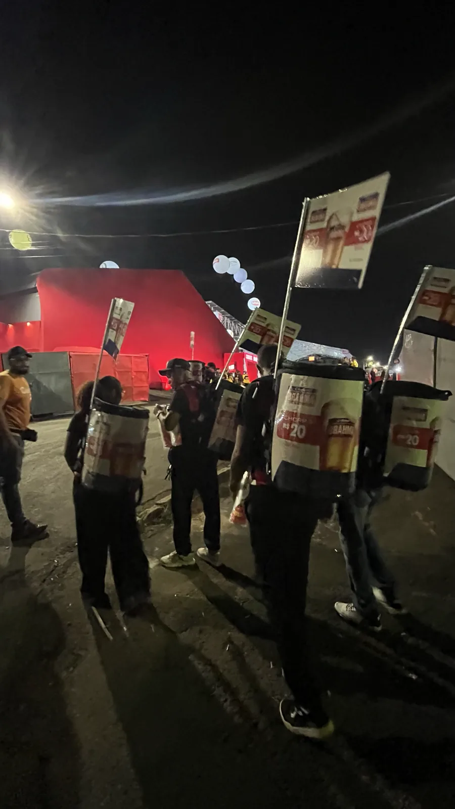 Operação do Chopp na Mochila no Rodeio de Americana