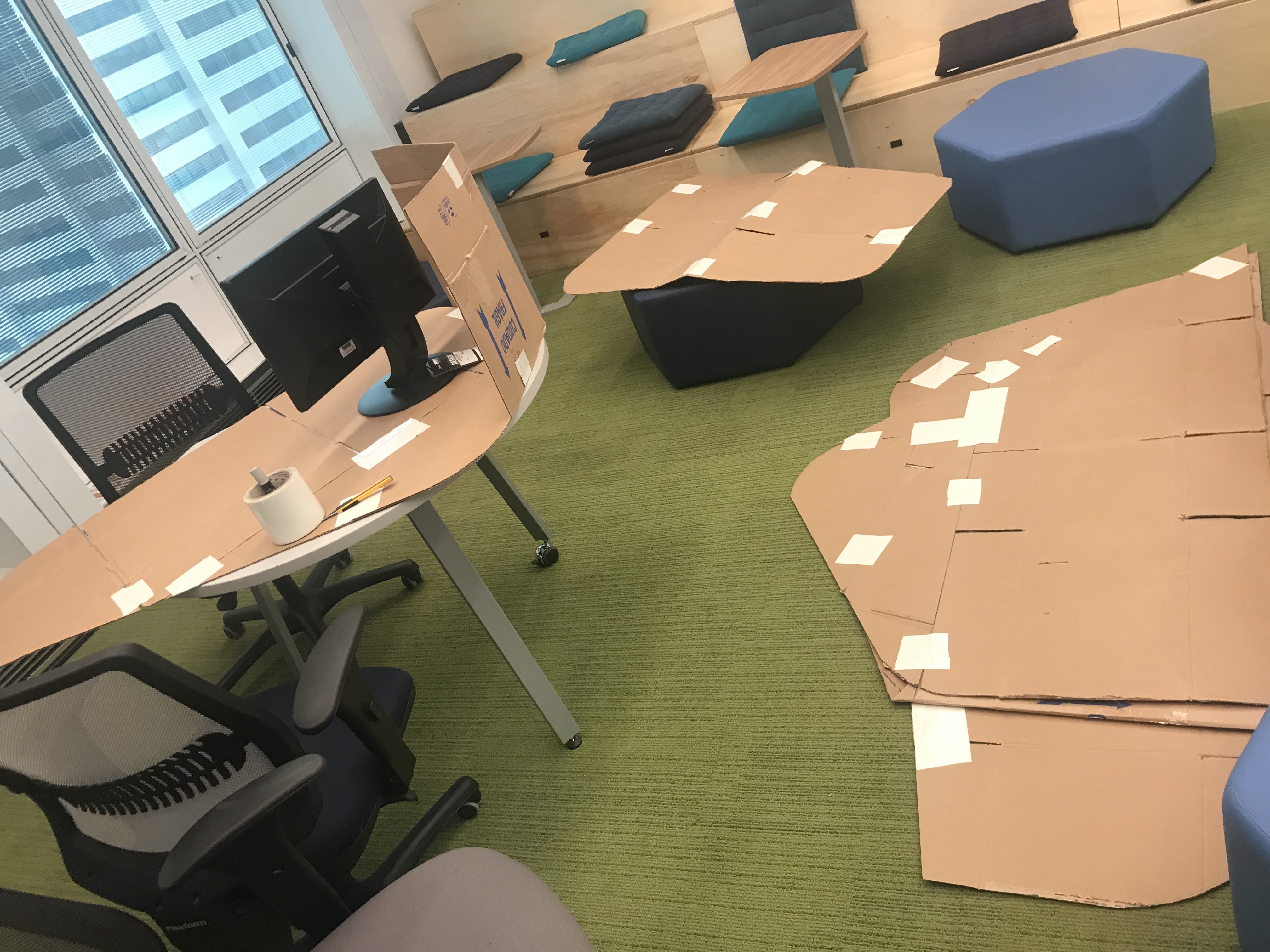 Prototipação da mesa de atendimento